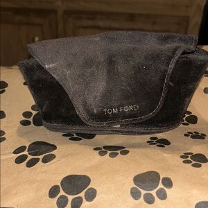 Tom Ford Black Velvet Accessory Pouch
